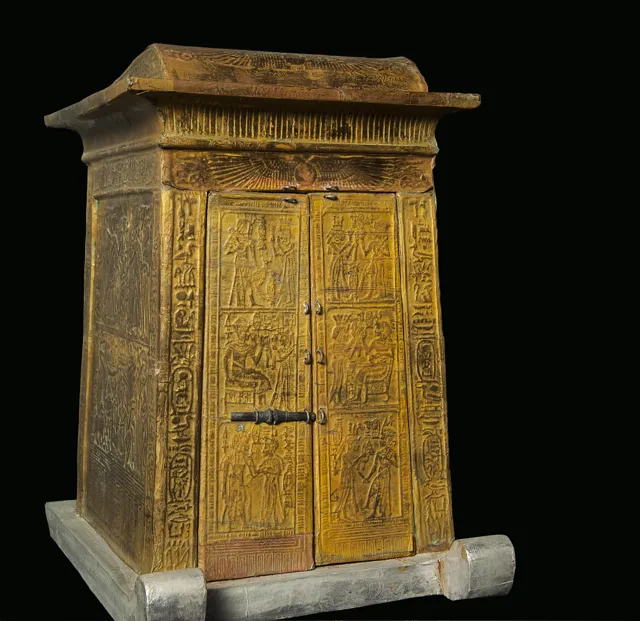 Small golden shrine